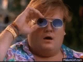 Upload your own GIFs. . Chris farley sunglasses gif